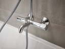 VERNIS BLEND SHOWER PIPE 200 1JET ECOSMART WITH BATH THERMOSTAT