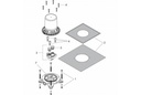 BASIC SET FOR BATH MIXER FLOOR- STANDING