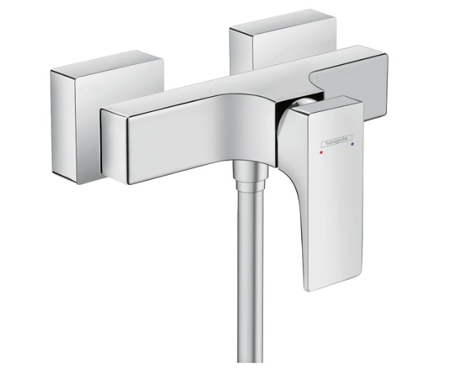 METROPOL SINGLE LEVER SHOWER MIXER FOR EXPOSED INSTALLATION WITH LEVER HANDLE CHROME