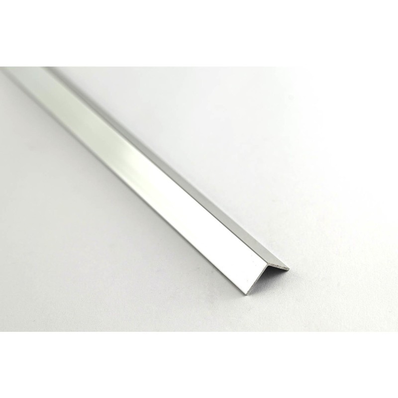 ALUMINIUM ANGLE PIECE 12.5X12.5 MATT SILVER 2.5M