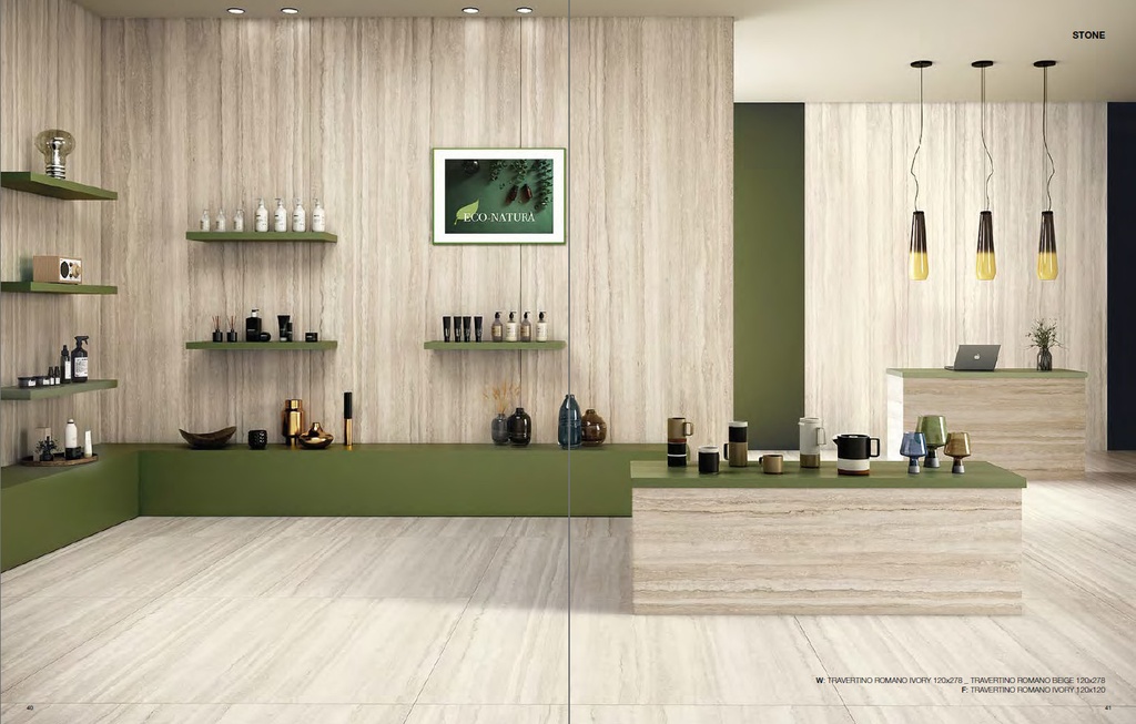 120X120 TR.PARADISO (ROMANO) IVORY 9MM SILK