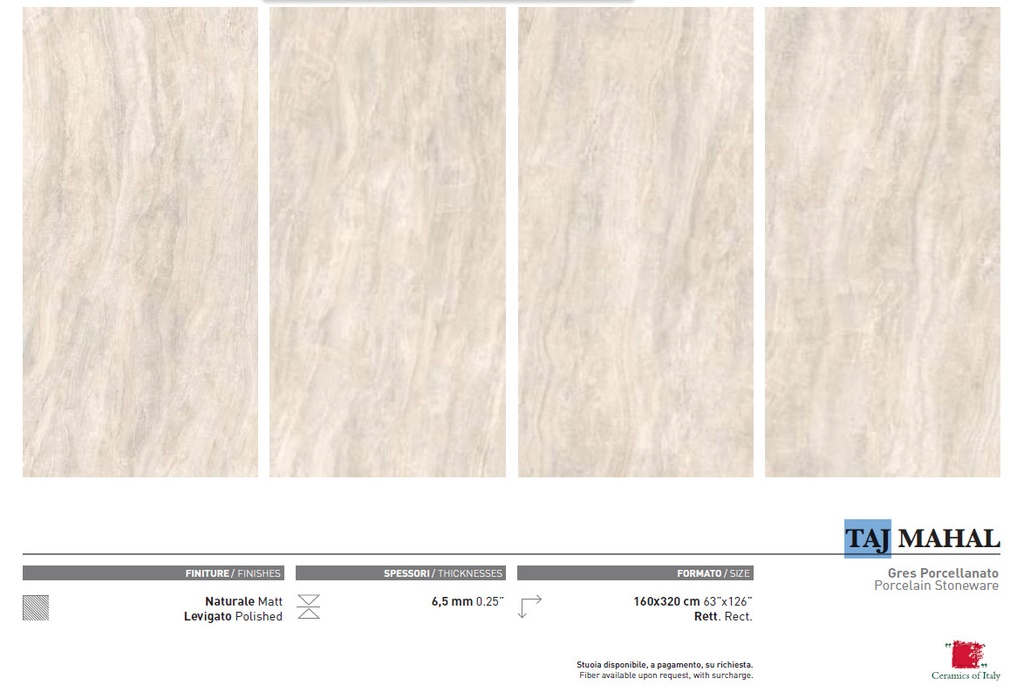 160X320 TAJMAHAL D ASX UF NT 12MM MATT