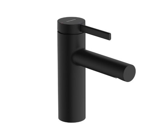 ZESIS S SINGLE LEVER BASIN MIXER100 COOLSTART WITH POP-UP WASTE SET MATT BLACK