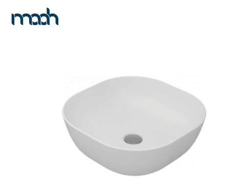 APOLLO/PALERMO ABOVE COUNTER BASIN 42X42CM WHITE GLOSS