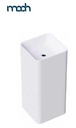 CUADRA FREE STANDING WASH BASIN 40X40 WHITE MATT