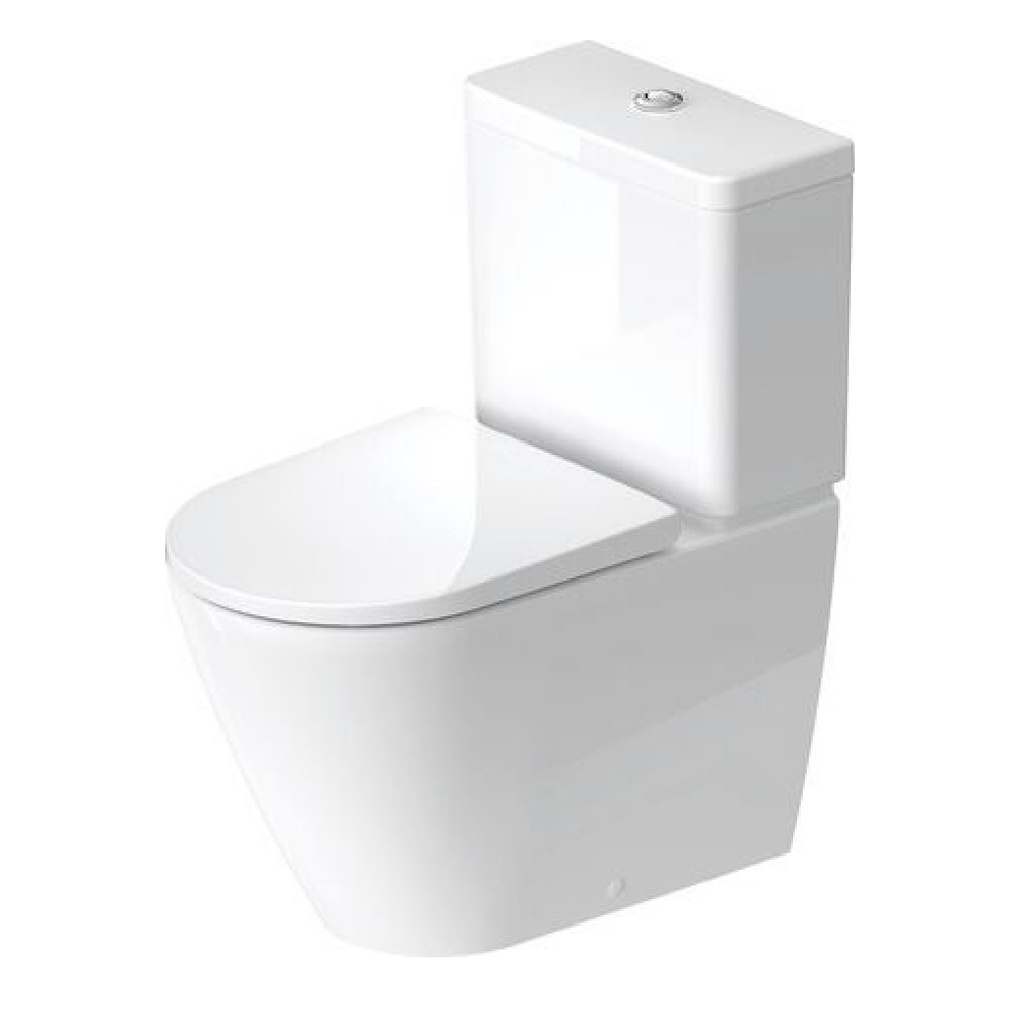 KIT D-NEO TOILET CLOSE COUPLED RIMLESS 65CM