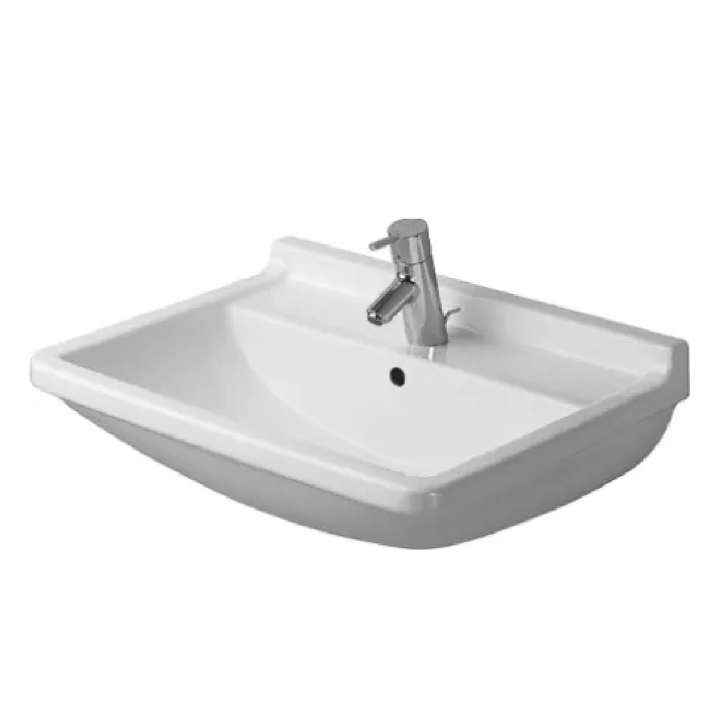 KIT STARCK-3 WASH BASIN 55CM WITH OVERFLOW
