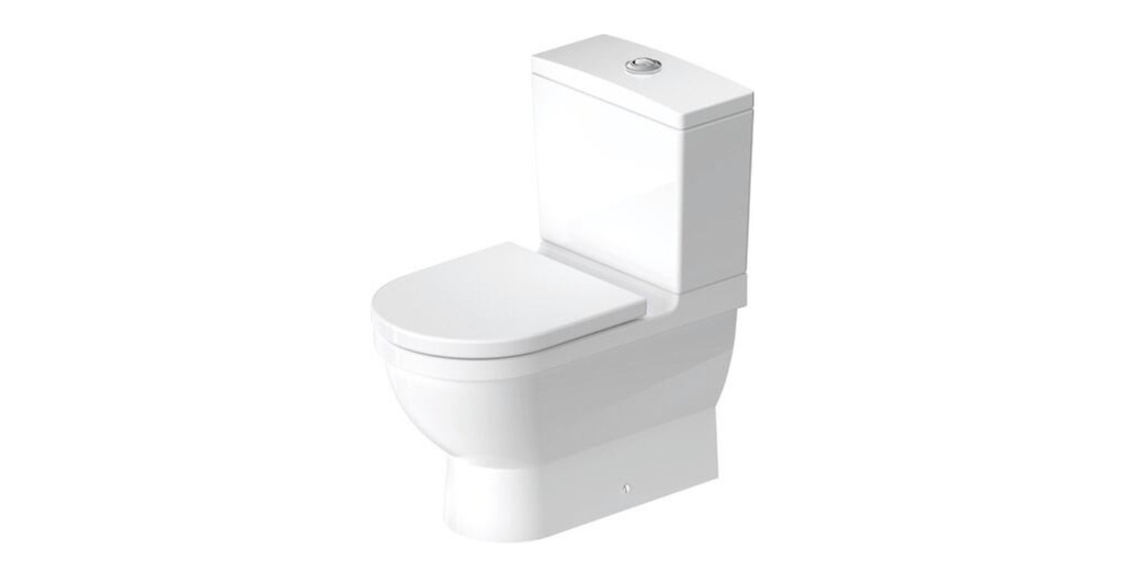 KIT STARCK-3 TOILET CLOSE COUPLED 36X65.5 OUTLET FOR VARIO CONNECTOR