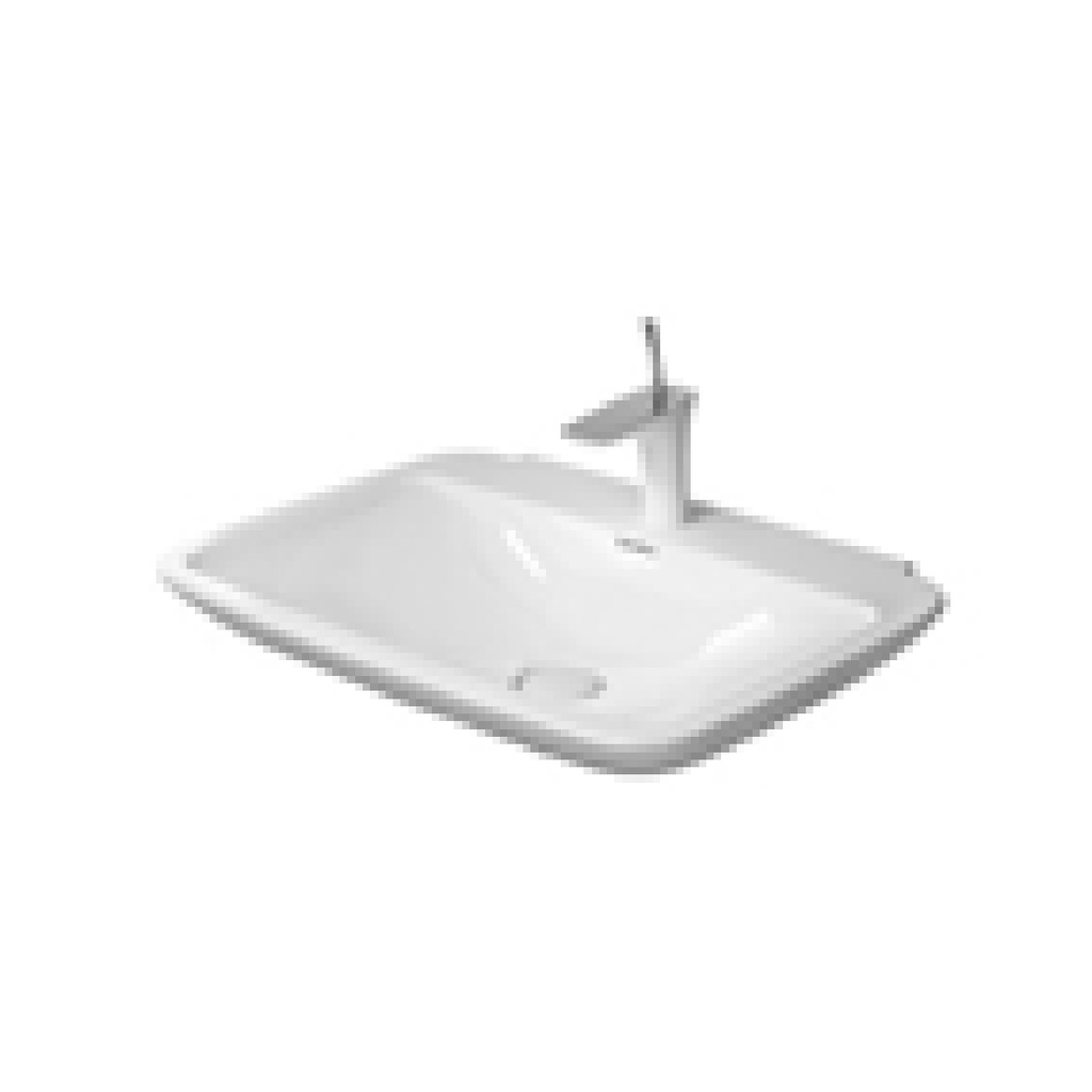 KIT PURAVIDA WASH BASIN 70CM WITH 1 TAP HOLE DEEP WHITE