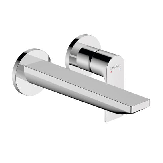 KIT REBRIS E SINGLE LEVER BASIN MIXER FOR CONCEALED INSTALLATION WALL-MOUNTED WITH SPOUT 20 CM CHROME