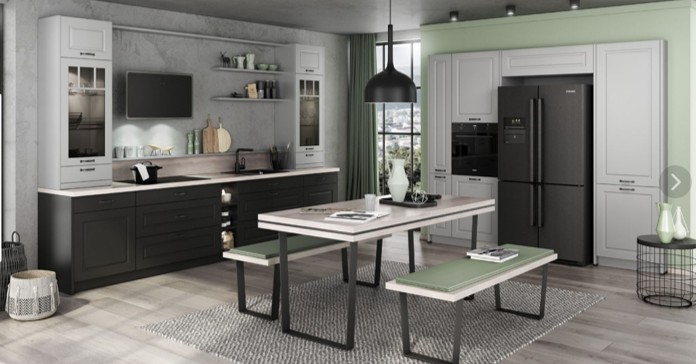 GERMAN KITCHEN - MODERN-HANDLE