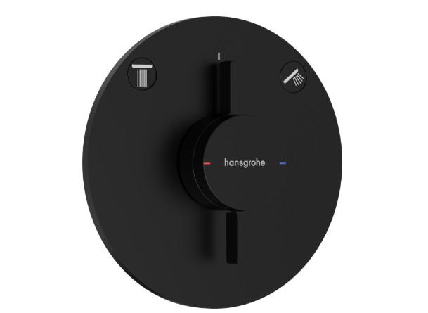 KIT DUOTURN S MIXER FOR CONCEALED INSTALLATION FOR 2 FUNCTION  MATT BLACK