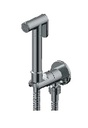 BIDETTE  HAND SHOWER WITH 1.2 M HOSE + ANGLE VALVE BRASS CHROME