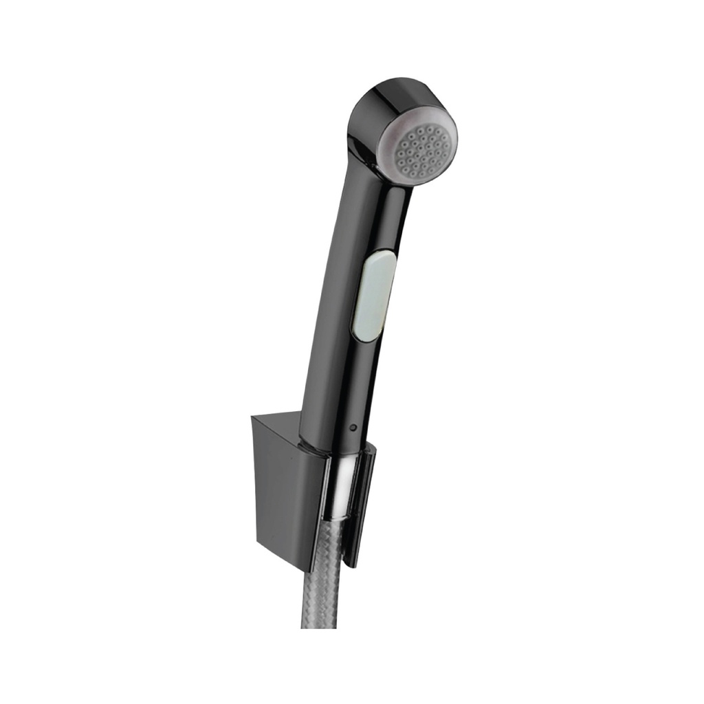 BIDETTE 1 JET HAND SHOWER PORTER'S SHOWER HOLDER SET WITH PRESSURE SHOWER HOSE 1.25M2