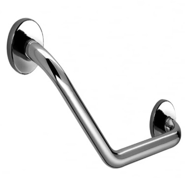 CONTRACT BATH GRAB BAR STANDARD ANGULAR CHROME