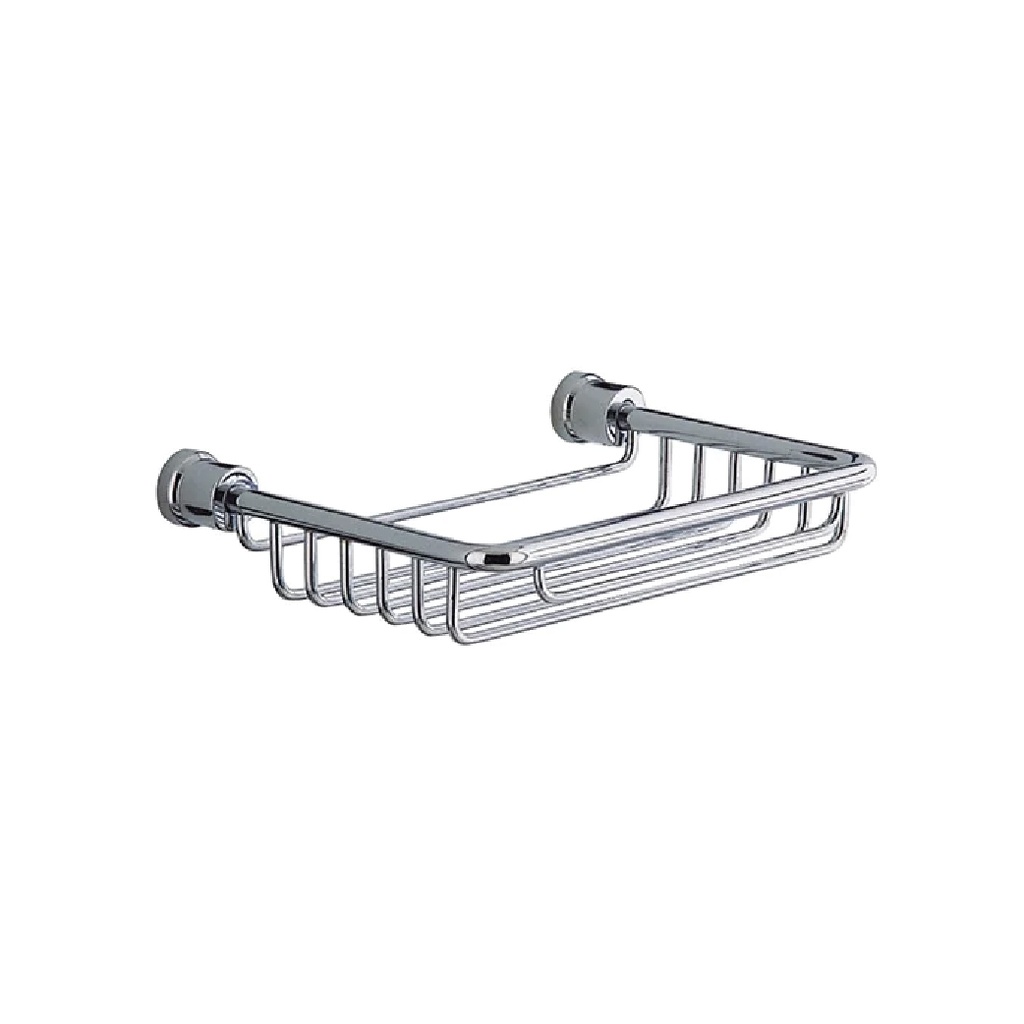 CONTRACT SQUARED WIRE BASKET CHROME