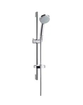 CROMA 100 SHOWER SET VARIO WITH WALL BAR 0.65 M AND SOAP DISH