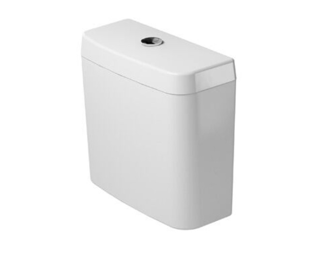 D-CODE CISTERN (BOTTOM LEFT SUPPLY) WITH DUAL FLUSH