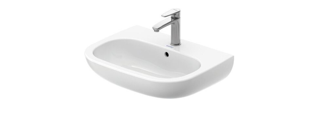 D-CODE WASH BASIN 60CM WITH 1 TAP HOLE PUNCHED