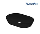 D-NEO OVAL WASH BOWL 60 CM WITH OVER FLOW - MATT BLACK