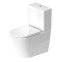 D-NEO TOILET CLOSE COUPLED RIMLESS 65CM