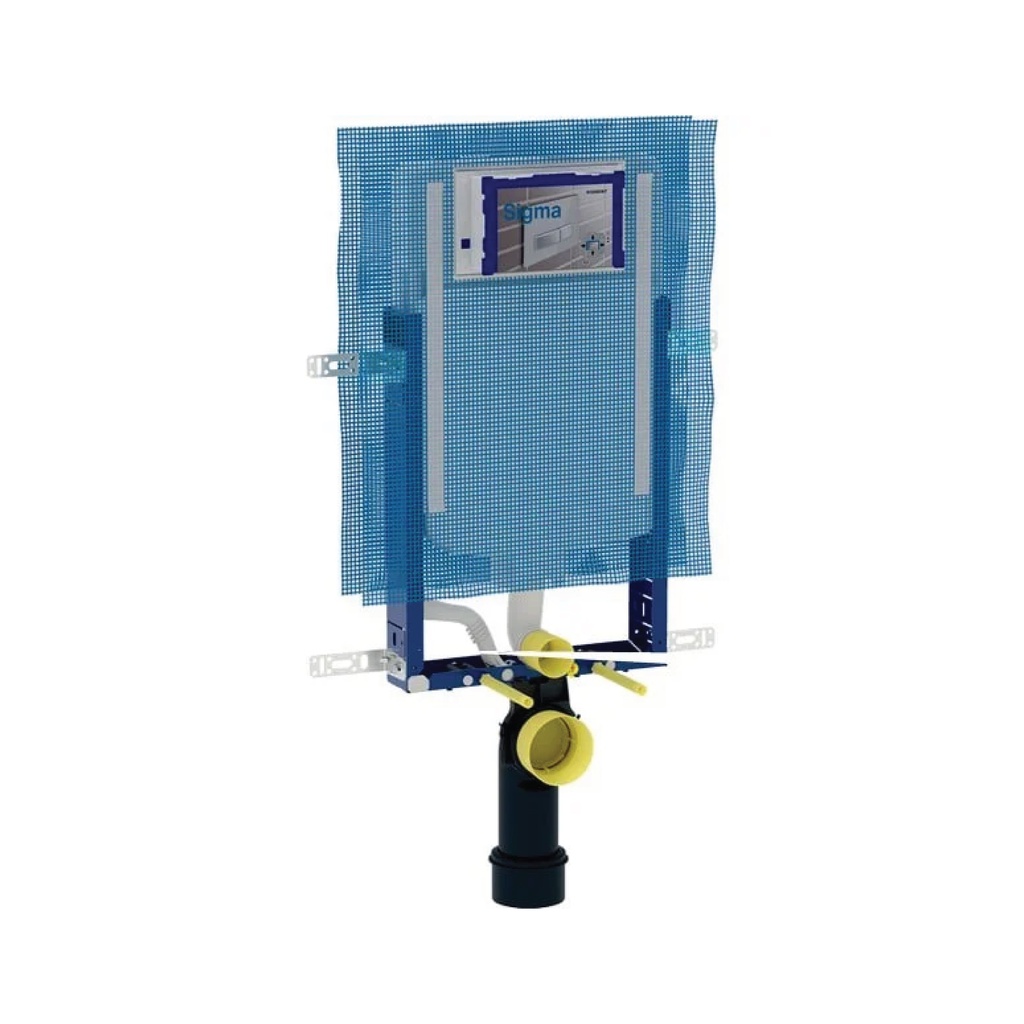 KOMBIFIX ELEMENT FOR WALL HUNG WC, 109CM WITH ALPHA CONCEALED CISTERN 8 CM
