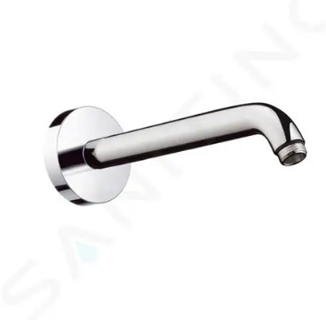 SHOWER ARM 230MM X 1/2" WITH WALL CONNECTOR PLATE , WALL-MOUNTED