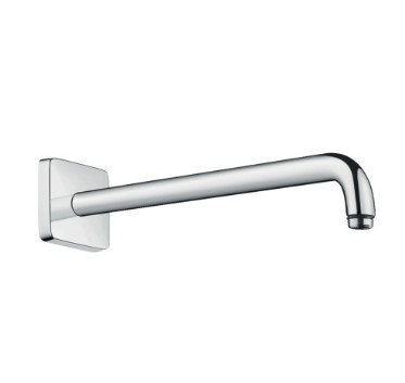 SHOWER ARM E 389MM X 1/2" WITH WALL CONNECTOR PLATE , WALL-MOUNTED
