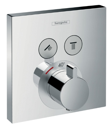 SHOWER SELECT VALVE SQUARE FOR CONCEALED FOR 3 OUTLETS