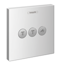 SHOWER SELECT VALVE SQUARE FOR CONCEALED FOR 3 OUTLETS