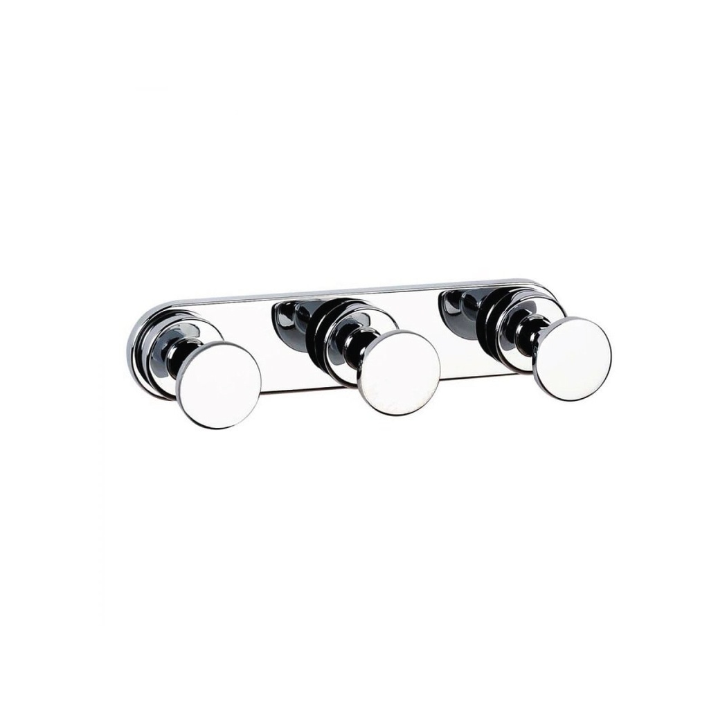 TECNO PROJECT TRIPLE ROBE HOOK 116MM CHROME