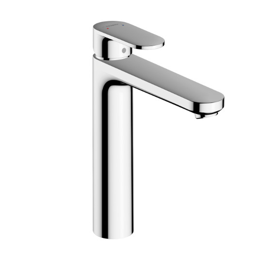 VERNIS BLEND SINGLE LEVER BASIN MIXER 190 WITH POP-UP WASTE SET CHROME