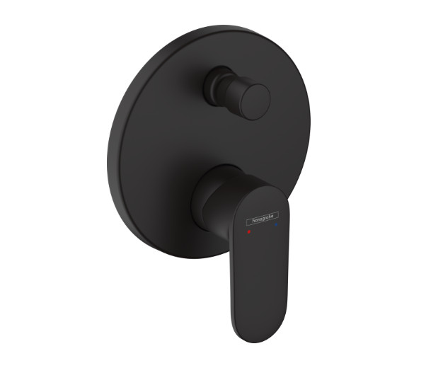 VERNIS BLEND SINGLE LEVER BATH MIXER FOR CONCEALED MATT BLACK