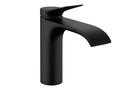 VIVENIS SINGLE LEVER BASIN MIXER 110 WITH POP-UP WASTE SET MATT BLACK