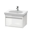 X-BASE VANITY UNIT (BASIN NOT INCLUDED) FOR 034265, 60 CM WHITE MATT (FROM GERMANY)