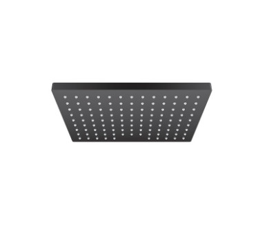 VERNIS SHAPE OVERHEAD SHOWER 230 1 JET Matt Black