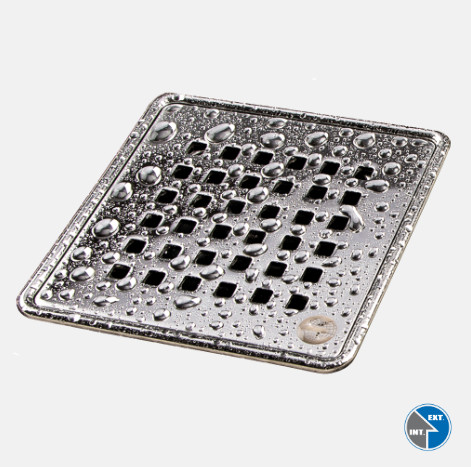 EURODESAUGE KIT PREMIUM 110X110 MM BRIGHT INOX