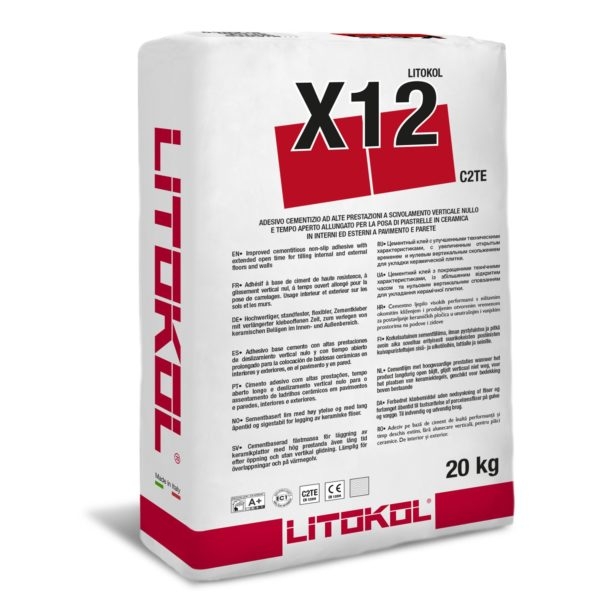 LITOKOL X12 WHITE ADHESIVE [1BAG=20KG]