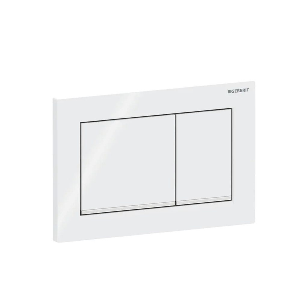 OMEGA 30 ACTUATOR PLATE FOR DUAL FLUSH WHITE