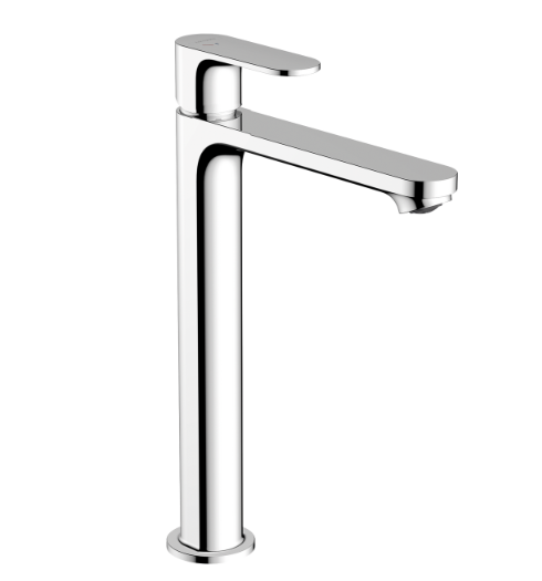 REBRIS S SINGLE LEVER BASIN MIXER 240 COOLSTART FOR WASH BOWLS WITH  POP-UP WASTE SET CHROME