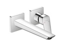 LOGIS 2-HOLE BASIN MIXER FOR CONCEALED INSTALLATION WITH SPOUT 206 MM WALL-MOUNTED