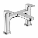 REBRIS S 2-HOLE RIM MOUNTED BATH MIXER CHROME