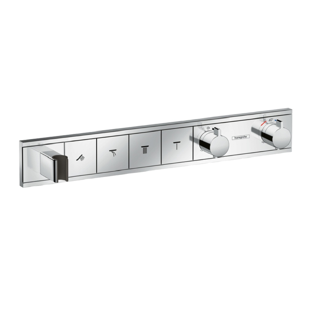 RAINSELECT THERMOSTATIC MIXER FINISH SET FOR CONCEALED INSTALATION 4 FUNCTION 