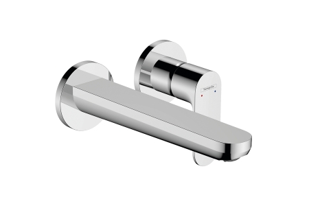 REBRIS S SINGLE LEVER BASIN MIXER FOR CONCEALED INSTALLTION WALL-MOUNTED WITH SPOUT 20 CM