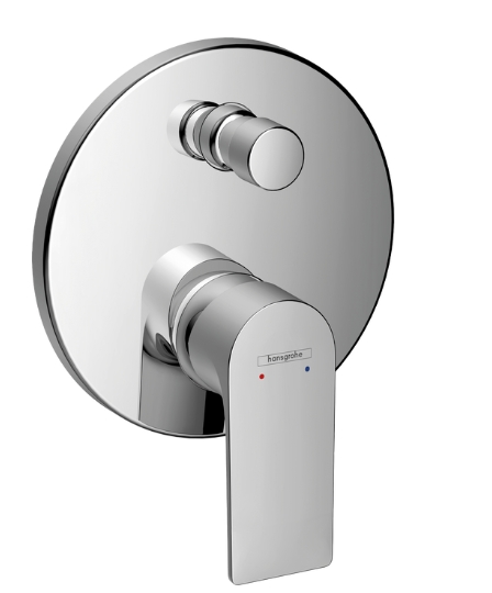 REBRIS E SINGLE LEVER BATH MIXER FOR EXPOSED INSTALLATION CHROME