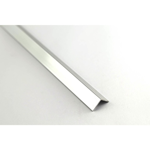 [0AA12PM] ALUMINIUM ANGLE PIECE 12.5X12.5 MATT SILVER 2.5M