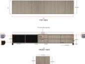 [ITHTV001] THE TV CONSOLE WITH WALL UNIT