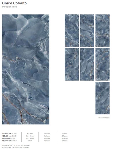 [N120OC531L] 120X120 ONICE COBALTO 9.0 POLISHED
