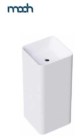 [05861781600] CUADRA FREE STANDING WASH BASIN 40X40 WHITE MATT