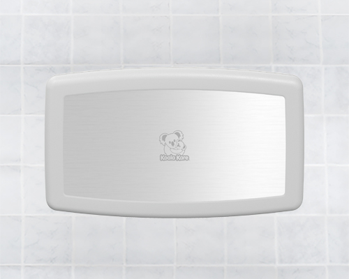 [KB300-01SS] BABY CHANGING STATION WITH STAINLES STEEL VENEER